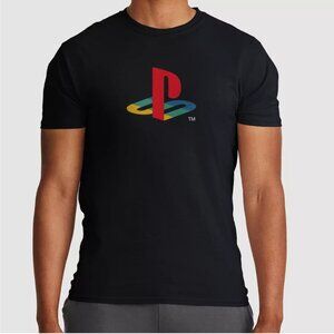 Men's PlayStation Original Logo Crewneck Graphic Tee Size Small NWT